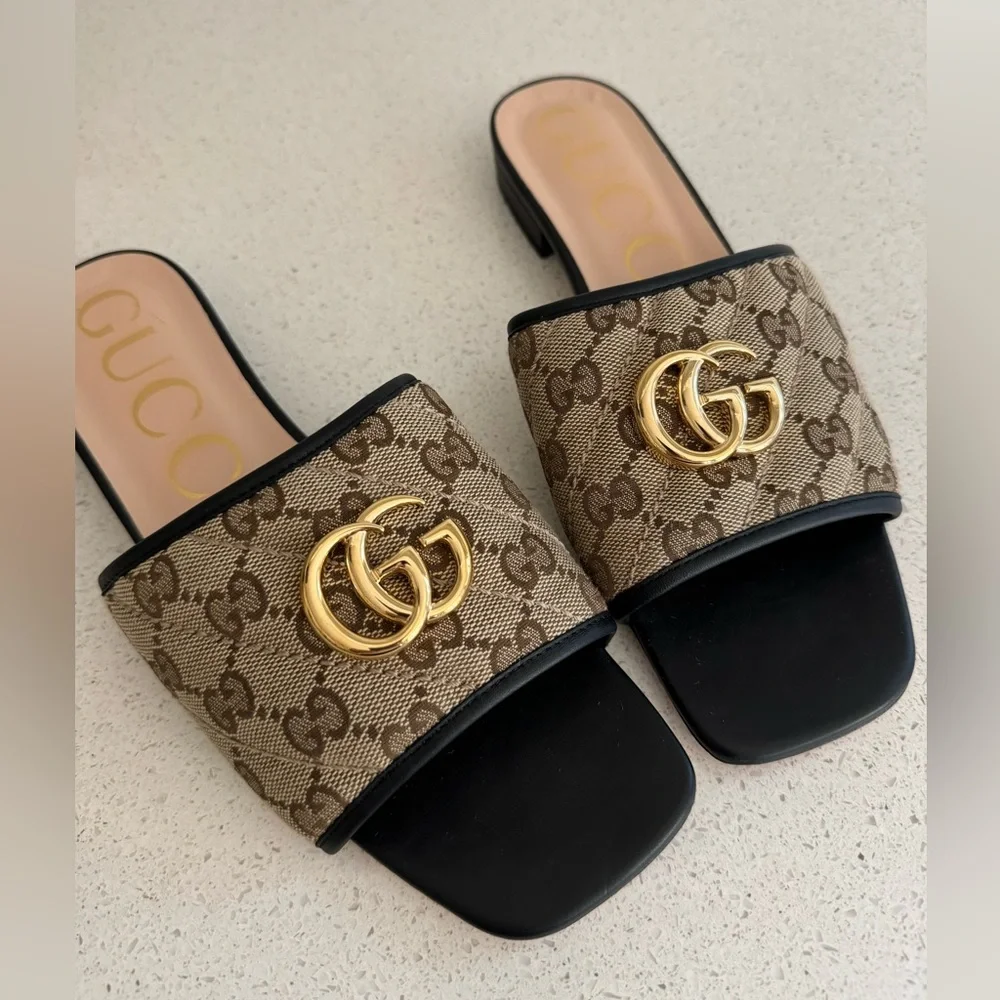 SOLD Gucci Jolie Slide Sandal EU 38.5 US 8.5 - Picture 3 of 8